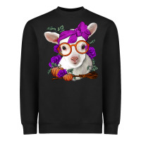 Black Cute baby lamb halloween Heavyweight Sweatshirt - Jasminsmagicworld