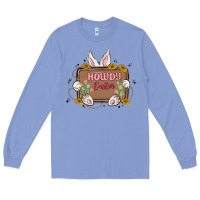 Colony Blue howdy easter Long Sleeve Tee - MaliasSmallBusiness
