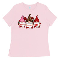 Bubblegum Pink happy valentine's day dno es with rose Ladies Tee - RanaPortraitStore