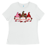 White happy valentine's day dno es with rose Ladies Tee - RanaPortraitStore