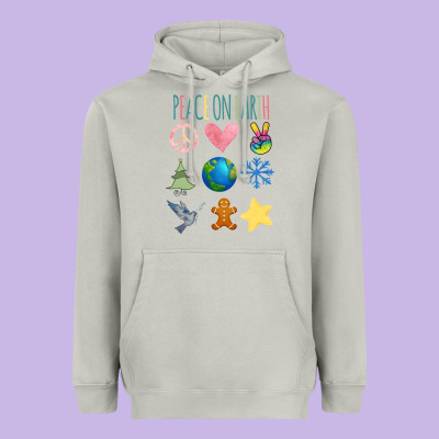 Peace On Earth Heavyweight Hoodie Designed By Bettercallsaul
