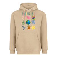 Mushroom PEACE ON EARTH Heavyweight Hoodie - Bettercallsaul