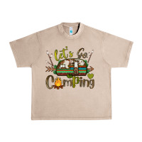 French Oak let's go camping Urban Heavy Tee - BarkalooDesign