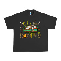 Pigment Black let's go camping Urban Heavy Tee - BarkalooDesign