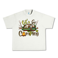 Pistachio let's go camping Urban Heavy Tee - BarkalooDesign