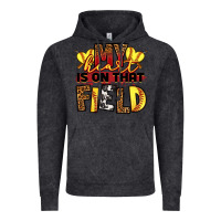 Vintage Black softball my heart is on that field Vintage Hoodie - RanaPortraitStore