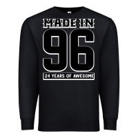 Black Made In 96 24 Years Of Awesome Premium Sweatshirt - Bettercallsaul