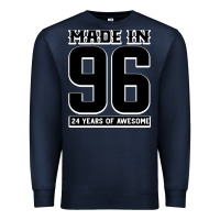 Navy Made In 96 24 Years Of Awesome Premium Sweatshirt - Bettercallsaul