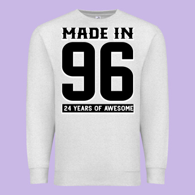 Made In 96 24 Years Of Awesome Premium Sweatshirt Designed By Bettercallsaul