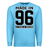 Ocean Blue Made In 96 24 Years Of Awesome Premium Sweatshirt - Bettercallsaul