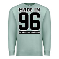 Seafoam Made In 96 24 Years Of Awesome Premium Sweatshirt - Bettercallsaul