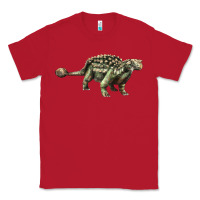 Red Ankylosaurus T-Rex Classic Tee - LillyAllenDesigns