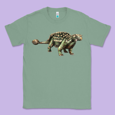 Ankylosaurus T-rex Classic Tee Designed By Lillyallendesigns