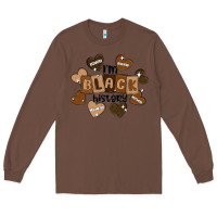 Chestnut i am black history Long Sleeve Tee - MaliasSmallBusiness