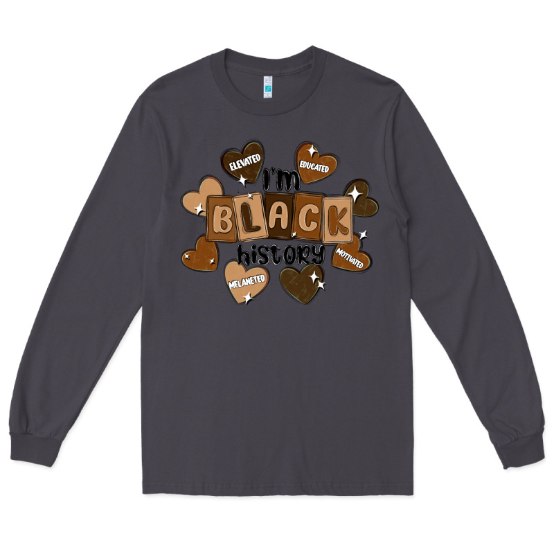 I Am Black History Long Sleeve Tee by MaliasSmallBusiness | Teevron