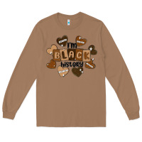 Toasted Coconut i am black history Long Sleeve Tee - MaliasSmallBusiness