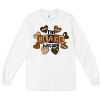 White i am black history Long Sleeve Tee - MaliasSmallBusiness