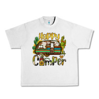 Lunar Rock happy camper caravan and gnome Urban Heavy Tee - BarkalooDesign
