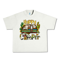 Pistachio happy camper caravan and gnome Urban Heavy Tee - BarkalooDesign