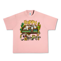 Salmon happy camper caravan and gnome Urban Heavy Tee - BarkalooDesign