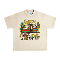 Sandshell happy camper caravan and gnome Urban Heavy Tee - BarkalooDesign