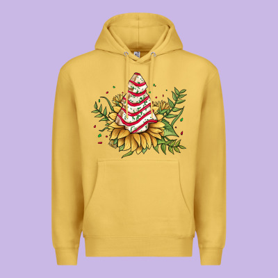Little Debbie Tree Cakes Sunflower Premium Hoodie Designed By Jahusdesignshop
