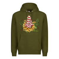 Army Green little debbie tree cakes sunflower Premium Hoodie - JahusDesignShop