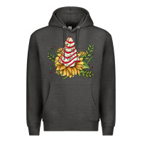 Charcoal Heather little debbie tree cakes sunflower Premium Hoodie - JahusDesignShop