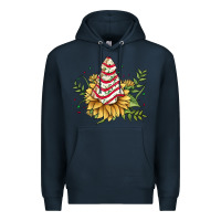 Navy little debbie tree cakes sunflower Premium Hoodie - JahusDesignShop