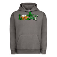 Pigment Tornado Lucky with beer St. Patricks day Urban Hoodie - HowdyJamesFarm