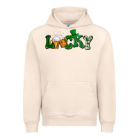 Sandshell Lucky with beer St. Patricks day Urban Hoodie - HowdyJamesFarm
