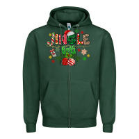Sports Green jingle balls Zipper Hoodie - MaliasSmallBusiness