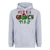Heather Grey Merry Grinch Mas Heavyweight Hoodie - Bettercallsaul