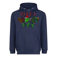 Navy Merry Grinch Mas Heavyweight Hoodie - Bettercallsaul