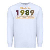White Made In 1989 Limited Edition Premium Sweatshirt - Bettercallsaul