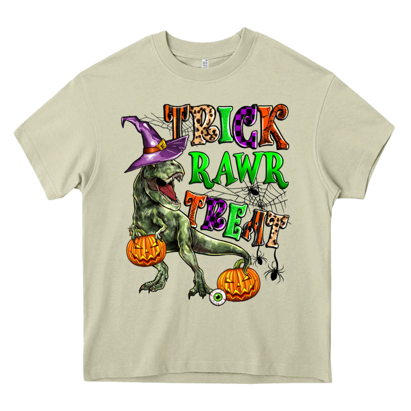 Trick Rawr Treat Heavy Core Tee by Zillion Design Studio | Teevron