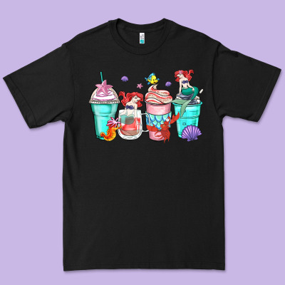 Ariel Coffee Cups Premium Tee Designed By Zillion Design Studio