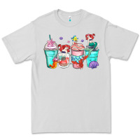 Dove Grey ariel coffee cups Premium Tee - Zillion Design Studio
