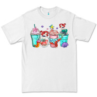 White ariel coffee cups Premium Tee - Zillion Design Studio