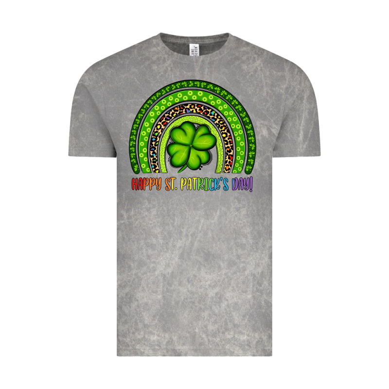 Happy St. Patrick's Day Shamrock Rainbow Vintage Tee by Artiststas | Teevron