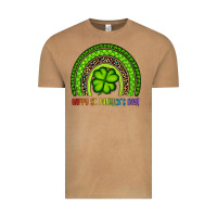 Vintage Camel Happy St. Patrick's Day Shamrock Rainbow Vintage Tee - Artiststas