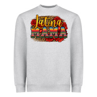 Heather Grey latina mama Heavyweight Sweatshirt - Jasminsmagicworld