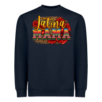 Navy latina mama Heavyweight Sweatshirt - Jasminsmagicworld