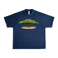Navy acacia tree Urban Heavy Tee - LillyAllenDesigns