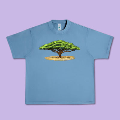 Acacia Tree Urban Heavy Tee Designed By Lillyallendesigns