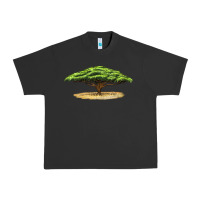 Pigment Black acacia tree Urban Heavy Tee - LillyAllenDesigns
