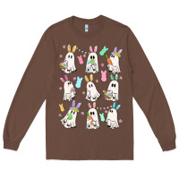 Chestnut bunny ghost Long Sleeve Tee - MaliasSmallBusiness
