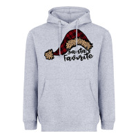 Heather Grey Santas Favorite Heavyweight Hoodie - Bettercallsaul