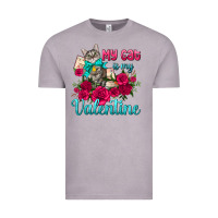 Vintage Zinc my cat is my valentine Vintage Tee - AdoDesignShop