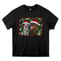 Black christmas heifers Heavy Core Tee - RanaPortraitStore